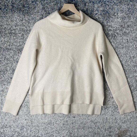AllSaints Maya Sweater Womens XS Merino Wool Roll Neck Pullover Ribbed - Picture 1 of 7